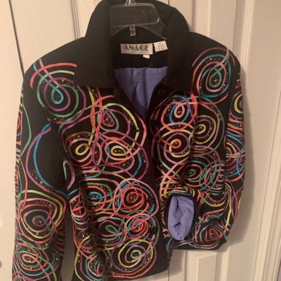 Anage Jackets & Blazers - Artsy multicolor designer jacket!